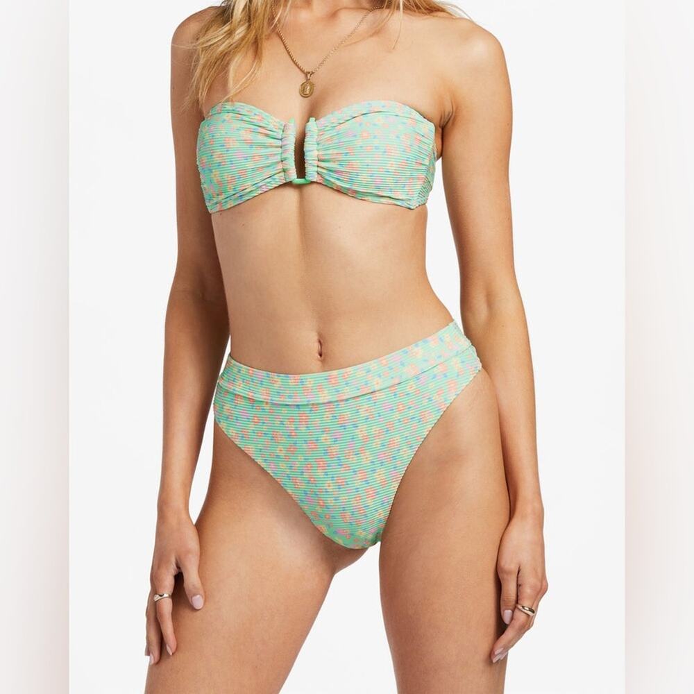 Billabong I Sea You Tanlines High Waist Bikini Bottoms Nwot